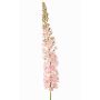 Large artificial flower, SELINA prairie candle, light pink, 4ft/130cm, Ø3.5"/9cm