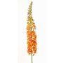 Large artificial flower, SELINA prairie candle, orange, 4ft/130cm, Ø3.5"/9cm