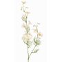 Artificial delphinium branch LUCHANA, pale pink-white, 37"/95cm, Ø4.3"/11cm