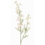 Artificial delphinium branch LUCHANA, white, 37"/95cm, Ø4.3"/11cm