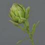 Textile artichoke flower JENBALA, green, 35 cm, Ø7 cm