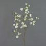 Artificial apple blossom branch SADAKA with blossoms, cream, 3ft/100cm