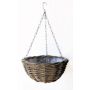 Hanging plant basket RAZA made of rattan, brown, 4.7"/12/20"/50cm, Ø16"/40cm