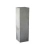 Square flower column LUNAKA made of cement, grey, 11"x11"x24"/29x29x60cm