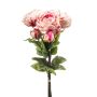 Peonies Bund Artificial VATANA, pink-hot pink, 50cm, Ø18cm