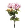 Peonies Bund Artificial VATANA, light purple-green, 50cm, Ø18cm