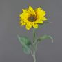 Fake sunflower LUPITA, yellow, 31"/80cm, Ø7"/17cm