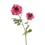 Decorative flower Ranunculus LOLYN, hot pink, 65cm