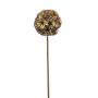 Artificial branch star Scabious LUCILLE, green-violet, 26"/65cm
