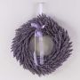 Artificial lavender wreath YLVIE, violet, Ø16"/40cm