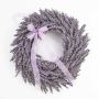 Artificial lavender wreath YLVIE, violet, Ø16"/40cm