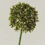 Artificial allium HELLA, glitter, green-gold, 18"/45cm