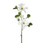 Artificial flower branch Star magnolia BLOVI, cream, 24"/60cm