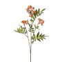 Artificial rowan branch FRALIM with berries, orange, 33"/85cm