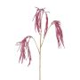 Artificial rice branch TROMLE with ears, hanging, burgundy red-gold, 3ft/100cm