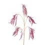 Artificial rice branch TROMLE with ears, hanging, burgundy red-gold, 4ft/120cm