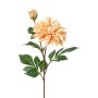 Decorative flower Dahlia VUNKE, yellow-beige, 31"/80cm