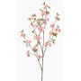 Artificial ornamental cherry branch VERIANO with blossoms, peach, 120cm