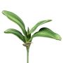 Artificial leaves, Phalaenopsis orchid CRILMER, support stick, aerial roots, 12"/30cm
