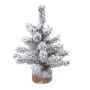 Artificial fir tree CHAWAI, snow-covered, 8"/20cm