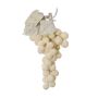 Artificial fruit Grapes ALBAKO, frosted, cream, 7.1"/18cm