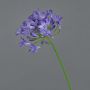 Fake agapanthus PHILINA, purple, 30"/75cm, Ø5.5"/14cm