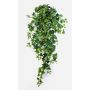 Silk Ivy hanging plant LUKA, on spike, green-white, 3ft/90cm