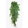 Silk Ivy hanging plant LUKA, on spike, green-white, 4ft/110cm