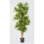 Fake Dracaena YASU, real stems, flame-resistant, green, 5ft/150cm