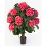 Artificial hydrangea HARUKA in trunk, pink, 24"/60cm, Ø3.5"-6.3"/9-16cm
