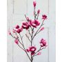 Artificial magnolia spray YONA, light pink-pink, 4ft/130cm