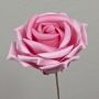 Decorative rose REGINE, pink, 12"/30cm, Ø6.3"/16cm