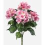 Artificial hydrangea DORJA on a stick, pink, 40cm
