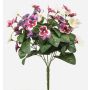 Artificial pansy NORHA on a stem, pink-purple-white, 30cm