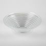 Glass decorative bowl SELMA, clear, 2.8"/7cm, Ø9"/23cm