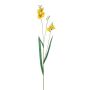 Decorative branch Freesia ELIDU, yellow, 33"/85cm