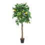 Artificial Lemon tree ZOYA, natural stems, fruits, 5ft/150cm