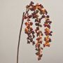 Artificial Elderberry Branch SWANTJE, fruits, burgundy-orange, 16"/40cm