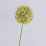 Artificial Allium HELLA, glitter, cream-green, 30"/75cm, Ø4.3"/11cm