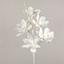 Plastic Echeveria branch ORALY, white, 3ft/95cm, Ø5.9"-9"/15-24cm