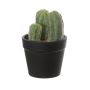 Decorative columnar cactus NIENA, planter, green, 3.9"/10cm