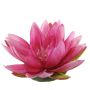Decorative flower Lotus blossom SUADO, floating, fuchsia, Ø 5.5"/14cm
