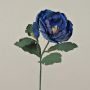 Artificial magnolia flower GARETHO, Eco Collection, royal blue, 28"/70cm, Ø4"/10cm