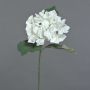 Artificial flower Hydrangea GUNILLA, Eco Collection, white-purple, 24"/60cm, Ø4.7"/12cm