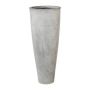 Round tall vase NARUKO, 3 pieces, fibreglass, grey, 10"x24"/25x60cm, 13"x31"/33x80cm, 16"x3ft/41x100cm