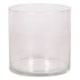 SANYA OCEAN cylindrical glass candle holder, clear, 12cm, Ø12cm