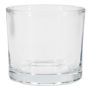 Glass tea light holder JOHN OCEAN, transparent, 2.4"/6cm, Ø2.6"/6.5cm