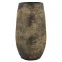 AROON ceramic plant vase with a grainy finish, antique green, 50 cm, Ø26 cm