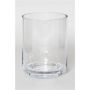 Table vase BOB on a base, clear, 9"/23cm, Ø7.1"/18cm