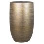 AGAPE decorative vase, ceramic, with grain effect, gold, 40cm, Ø26cm